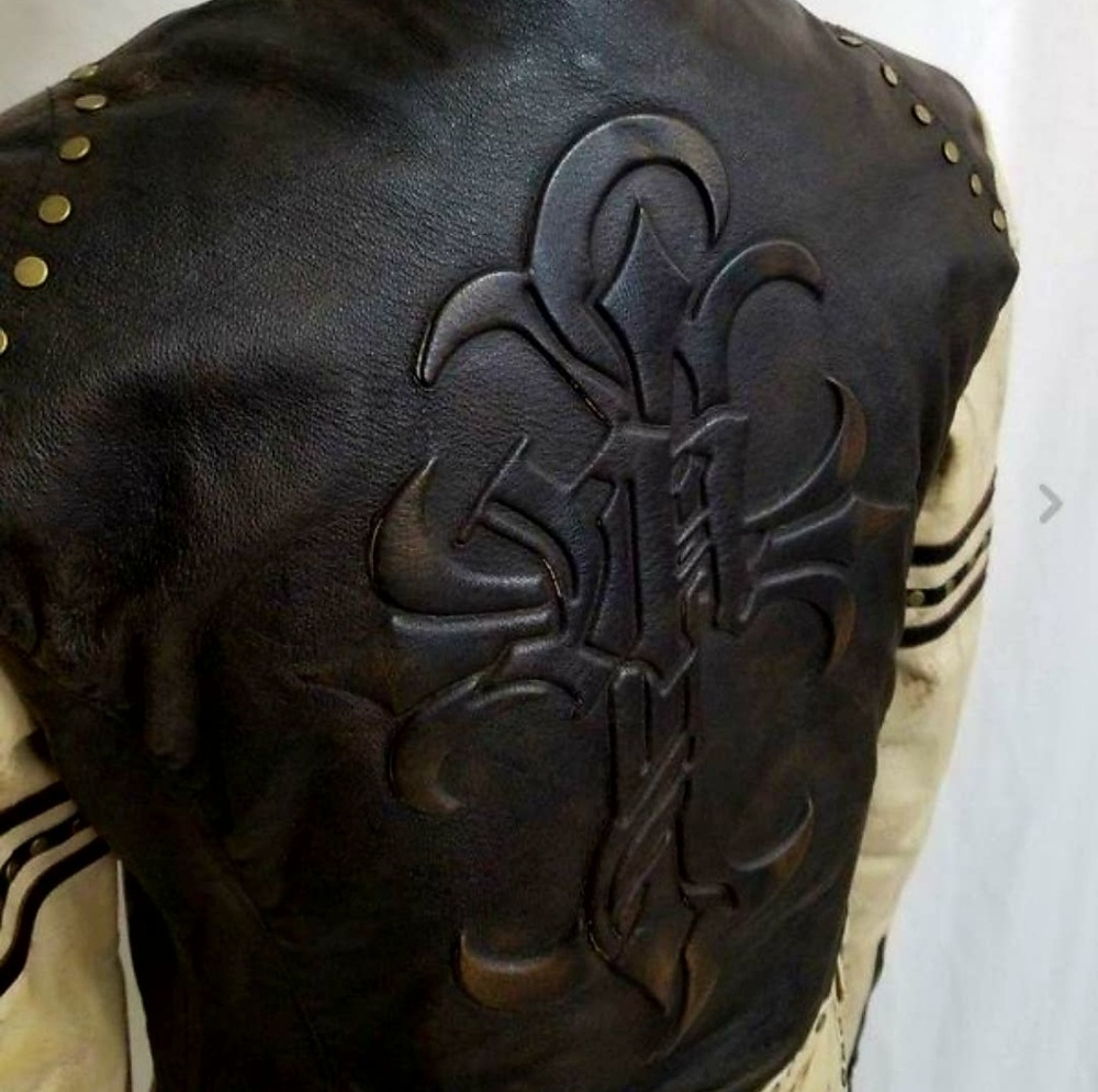 😍Rare!😎VINTAGE WILSONS LEATHER MOTO JACKET😍😎